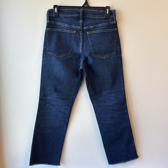 J. Crew Dark Indigo Straight Jeans - Picture 4 of 7